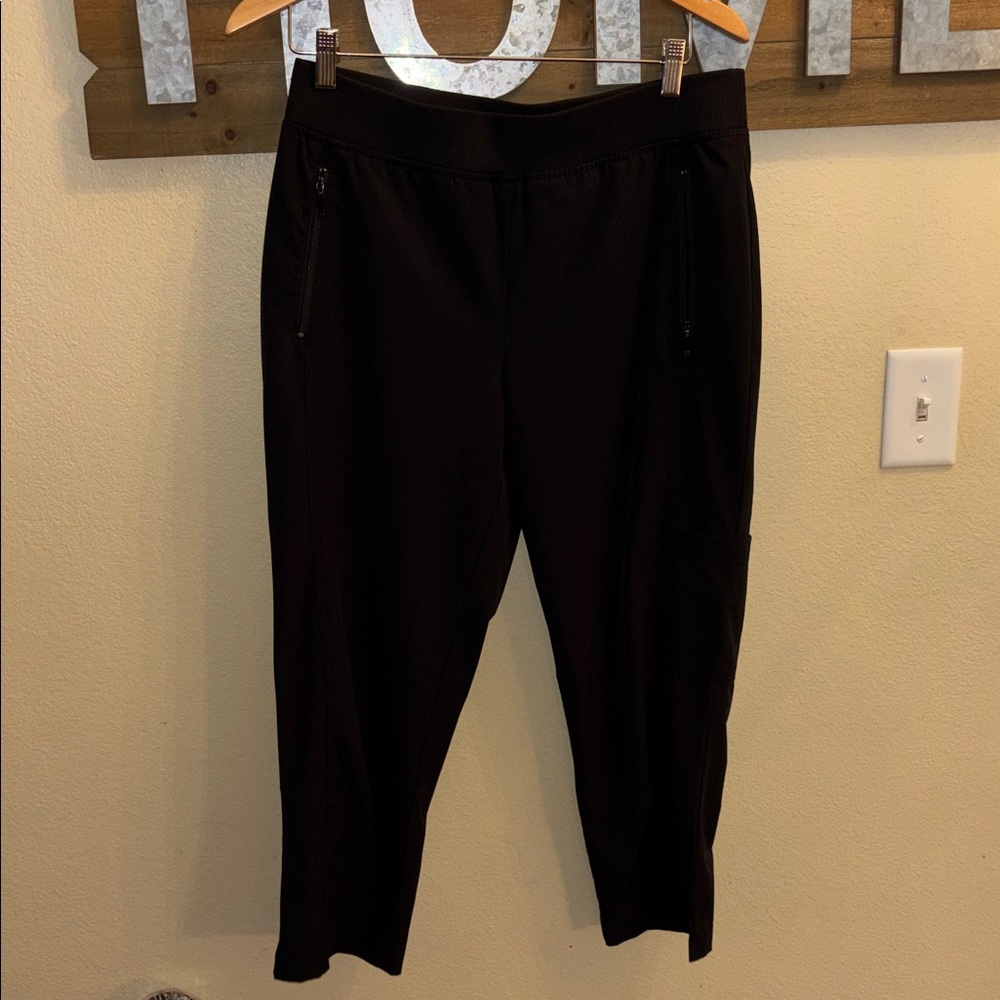 Chico's Zenergy Black Knit Pants - Picture 1 of 3